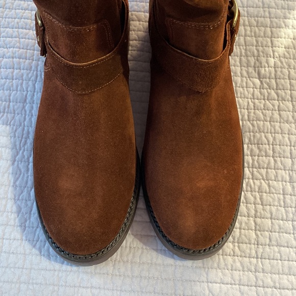 NWT Wmns Frye Natalie Mid Engineer Boots - Picture 5 of 9